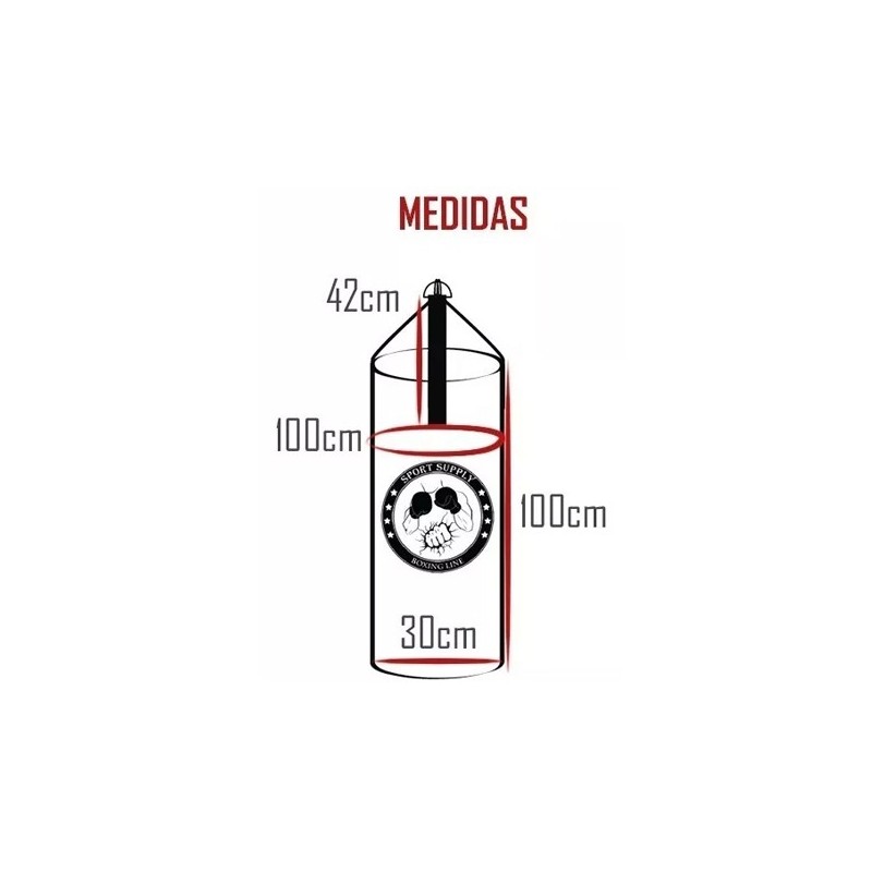 Medidas tula de boxeo Sport Gem.